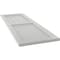 Ekena Millwork True Fit PVC Farmhouse/Flat Panel Combination Fixed Mount Shutters, Hailstorm Gray, 12W x 28H, PR TFP101FC12X028ST - alternate 2